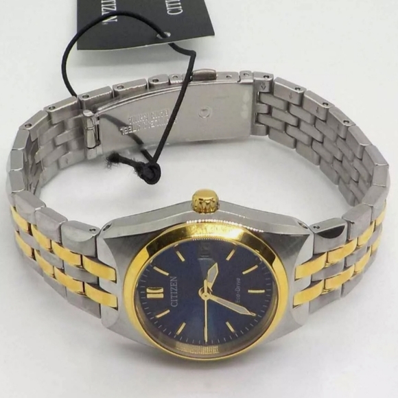 ***SOLD*** Citizen Corso Eco-Drive Blue Dial Two-tone Ladies Watch EW2294-53L - Picture 4 of 11